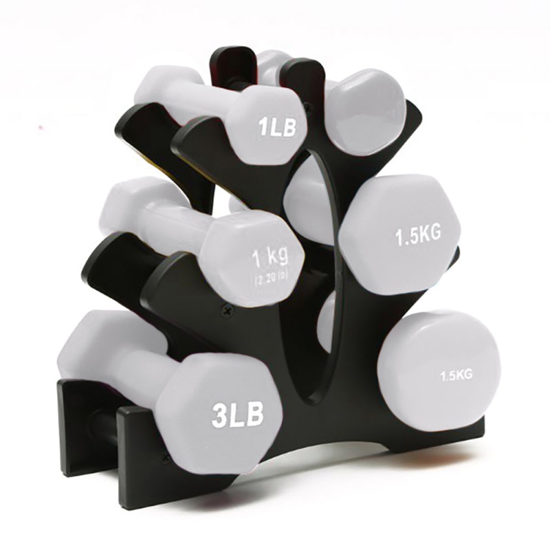 Hand Weight Dumbbell Storage Holder 3 Tier Tree Rack Weights Stand